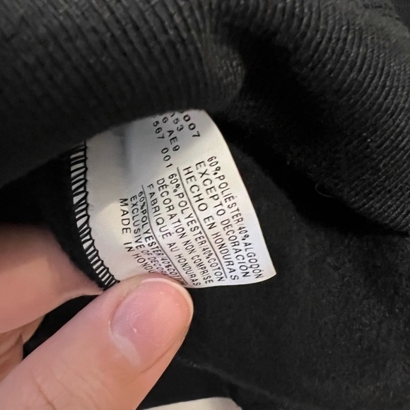 Champion Black & Iridescent Silver Logo Pullover Sweatshirt - Picture 5 of 6